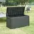casa.pro Atella 122x54,5x65cm 380L Schwarz