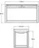 casa.pro Atella 122x54,5x65cm 380L Schwarz