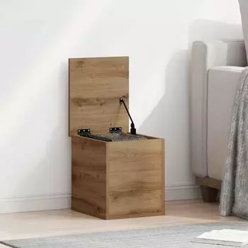 vidaXL Aufbewahrungsbox Artisan-Eiche 30x35x35cm Holzwerkstoff