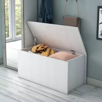 Dmora Miltonia 90x45x45cm Soft-Close Wei&szlig;