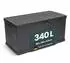 Kreher Kissenbox 340L (Holz Optik) Anthrazit