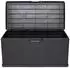 Kreher Kissenbox 340L (Holz Optik) Anthrazit