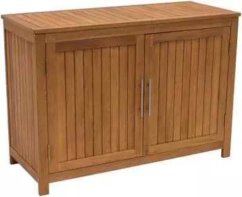 DEGAMO CABINET 120x50x85cm mit 2 Türen Eukalyptus geölt