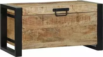 vidaXL Aufbewahrungs-Truhen Braun 60x30x30cm Massivholz Mango