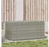 furnicato Gartenbox Poly Rattan 100x50x50cm Grau