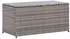 furnicato Gartenbox Poly Rattan 100x50x50cm Grau