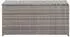 furnicato Gartenbox Poly Rattan 100x50x50cm Grau