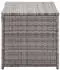 furnicato Gartenbox Poly Rattan 100x50x50cm Grau