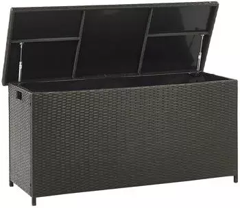 Beliani MODENA 46x126x63 Dunkelbraun