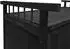 Proregal Aufbewahrungstruhe 53x108x60cm Tanne Holz Anthrazit