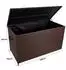 MonsterShop Rattan Kissenbox Braun