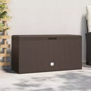 furnicato Gartenbox 114x47x60cm Braun