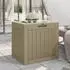 furnicato Gartenbox 55,5x43x53cm Polypropylen Grau