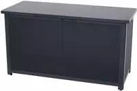 Siena Garden Kissenbox Gestell aus Aluminium, Ranotex Bezug, 135x59x75cm anthrazit