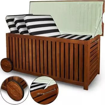 Deuba Auflagenbox mit R&auml;dern