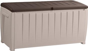 Tepro Novel Storage Box mit Sitzfunktion 125 x 55 x 61 cm beige/braun