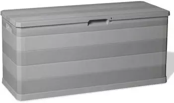 vidaXL Gartenbox 117&times;45&times;56cm Grau