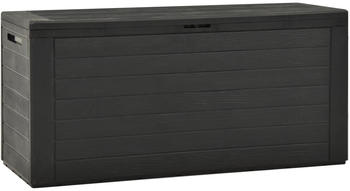 vidaXL Garden Storage Box 116 x 44 x 55 cm Anthracite