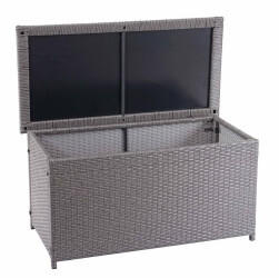 Mendler Truhe Basic 250 Liter 51x115x59cm grau