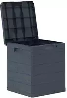 vidaXL Garten-Aufbewahrungsbox 90 L Anthrazit