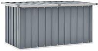 vidaXL Gartenbox Grau 129x67x65 cm