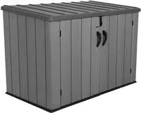 Lifetime M&uuml;lltonnenbox "Ger&auml;teschrank Greg" Platz f&uuml;r 3 M&uuml;lltonnen je 240 L,