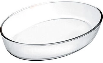 ibili Auflaufform Kristall oval 40x27x6,5 cm aus Glas, transparent, 40 x 27 x 6.5 cm ibili Auflaufform Kristall oval 40x27x6,5 cm aus Glas, transparent, 40 x 27 x 6.5 cm