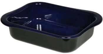 Riess Classic Wavehandle Bratpfanne schwarz/blau Emaille (0431-025)