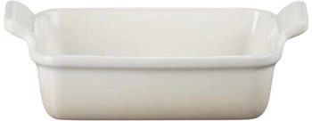 Le Creuset Auflaufform Tradition, rechteckig in meringue (19 x 14 cm / 1,1 Liter)