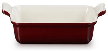 Le Creuset Auflaufform Tradition, rechteckig in garnet (19 x 26 cm / 2,4 Liter)