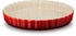 Le Creuset Tarteform in kirschrot (24 cm / 1,4 Liter / 4 cm)