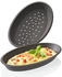 Lurch Flexiform Pizza Backform aus Platin-Silikon braun 2er Set (85056)