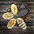 Lurch Flexiform Pizza Backform aus Platin-Silikon braun 2er Set (85056)