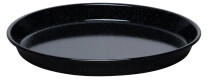 Riess Pizzablech aus Emaille in schwarz (36 cm)