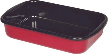 Riess Backofenform aus Emaille in rot