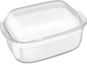 Relaxdays Auflaufform mit Deckel 4,5 L