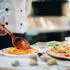 Relaxdays 4 x Pizzablech rund Anthrazit