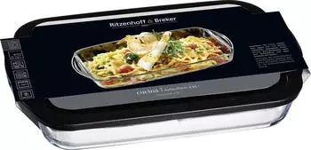 Ritzenhoff & Breker Auflaufform eckig 3850ml mit Deckel Cucina