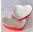 Boltze Sweetheart Backform Herz 2er-Set, Keramik, Rot (Sweetheart)