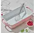 Resto Kitchenware Fornax Auflaufform Keramik Rechteckig 2,9L Rosa (96122)