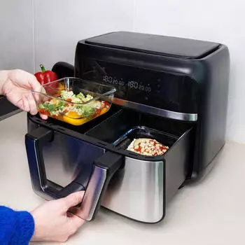 Pyrex Air Fryer Glas-Ofenform quadratisch 20cm