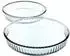 Pasabahce Borcam runde Auflaufform Glas transparent 2-teilig (1690038)