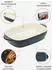 Resto Kitchenware Fornax Auflaufform rechteckig, Keramik, 1650ml (200x63x330mm)