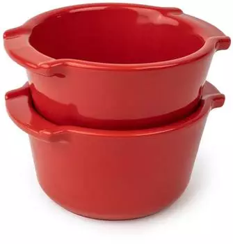 Peugeot Appolia Ramekin Duo Keramik Rot 11cm, 2er-Set (61852)