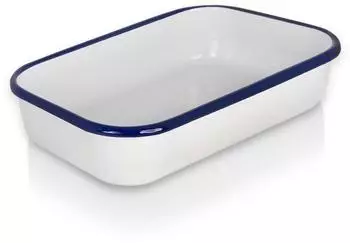 Kr&uuml;ger Husum Auflaufform emaillierter Stahl 22x16x5cm (14123B)