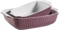 M&Auml;SER Auflaufform "Kitchen Time, rechteckig" Steinzeug 2 Stk. tlg.