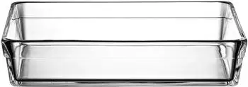 Pasabahce Borcam Premium rechteckige Glasauflaufform 2,5L, 29x20x6cm (59324)
