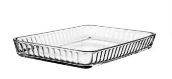 Pasabahce Borcam Auflaufform rechteckig, Glas, 40x27cm (59204)