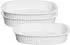 Ritzenhoff & Breker Bianco Auflaufform rechteckig, Porzellan, weiß, 3er-Set, 32x24cm