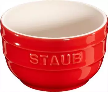 Staub Ceramique Ramequin rund 9cm, Keramik, kirschrot, 2-tlg. (547540)